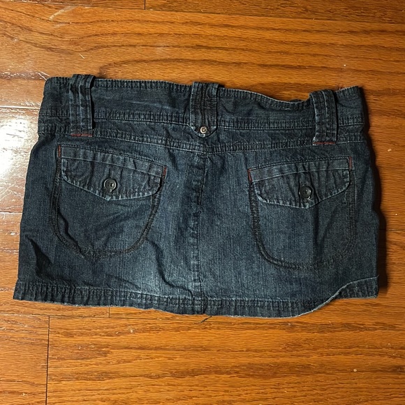 Mossimo Supply company Jean skirt junior size 7 - Picture 2 of 3
